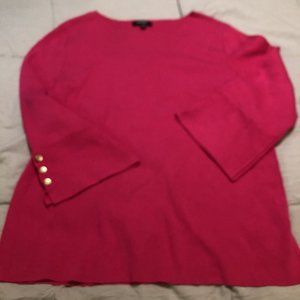 premise womens pink blouse buttons detail size medium